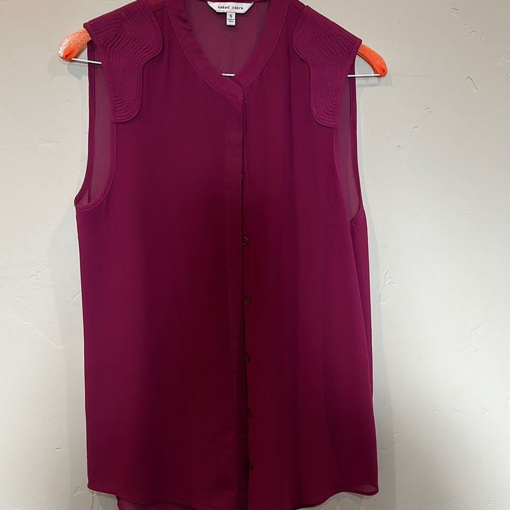 Women's Sleeveless Top - Deep Purple